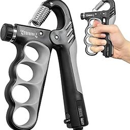 Zenitrain Adjustable Hand Grip Strengthener with Counter (5-100 Kg) | Power Gripper for Men & Women | Forearm, Finger & Wrist Exercise | Ideal for Gym Workouts, Home Use & Rehabilitation-24
