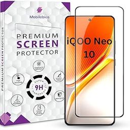 Mobilebies® Premium Tempered Glass Screen Protector Guard For iQOO Neo 10 5G (6.78 Inch, Pack of 1) | Edge to Edge Coverage With Easy to installation kit-25