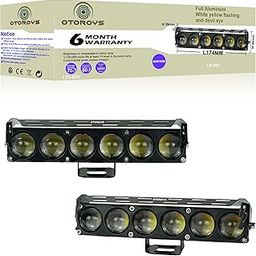 OTOROYS 6 Months Warranty 6 LED 5 in 1 Mode LED Fog Light, Fog Lamp, Reflecting 5 Modes White, Yellow, Red, Yellow & White, Y&W Flashing (6 LED 5 IN 1 FOG LIGHT (PACK OF 2))-9
