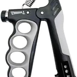 RS Fitz Adjustable Hand Grip Strengthener with Counter, 5-100kg Resistance Range, Ergonomic Design, Black/Grey-picture-23