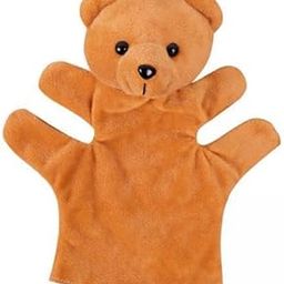 CALANDIS™ 2xHand Puppets Plush Make Your Own Puppets Finger Puppets Toy for Storytelling Bear-image-46