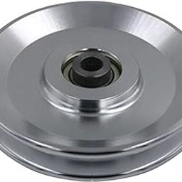 ATORSE Bearing Pulley Wheel Cable Gym Fitness Equipment Part Universal 73mm Silver-picture-24