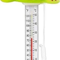 Pull Together Floating Swimming Pool Thermometer, Pond Water Thermometer with String, Baby Pool Thermometer, Shatter Resistant, for Outdoor & Indoor Swimming Pools, Spas, Hot Tubs-11