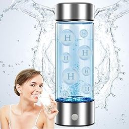 YHK Upgraded Hydrogen Water Bottle Generator, Portable USB Rechargeable Hydrogen Rich Water Ionizer Machine, SPE/PEM Technology, Ideal for Home, Office, Travel, and Fitness-image-96