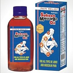 Mahida Blue Sukoon Massage Oil with Herbal & Pure Ingredients, Blue, 500 ml-30