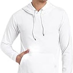 Plain Solid Color Unisex Pullover Cotton Hoodies Sweatshirt for Men and Women-picture-7