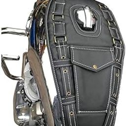 Sahara Seats Interceptor 650 Fancy Scratch Proof Tank Cover (Black)-image-13