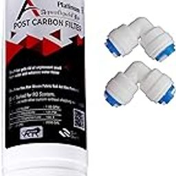 AQUALIQUID RO Platinum Inline Post-Carbon Filter + 2pcs Connector || Removes Chlorine Bad Taste & Odor || Suitable for All Major Brand & Non Brandad RO Water Purifier-image-20