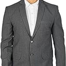 Mens Poly Viscose Blue Blazer-picture-13