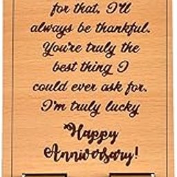 Wonderland Collection Handcrafted Wooden Plaque with Integrated Mobile Stand - Gift for My Love-image-89