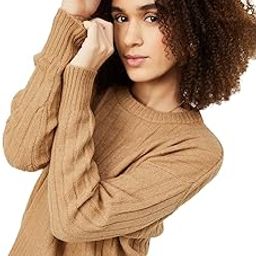 max Women's Acrylic Casual Crew Neck Sweater-picture-3