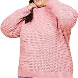 Plus Size Women Textured Full Sleeves Regular Fit Sweater-image-70