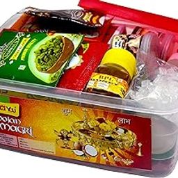 ME & YOU All in One Pooja Kit with 25 Items - Pooja Items for Special Festivals | Pooja Samagri for Navratri, Diwali, Hawan Pooja, Housewarming Pooja | Indian Festival Pooja Kit.-image-23
