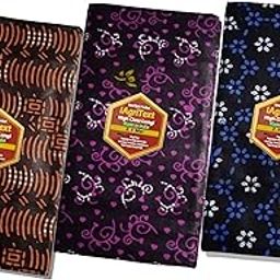 IagriText Cotton Printed Lungies for Men - Pack of 3 -Multi Colour - Size - 2.10 Meter - 3 Nos-36