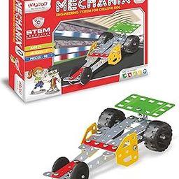 MECHANIX - 0 DIY, Metal Educational, Learning, Stem, Building and Construction Toys, Multicolor-13