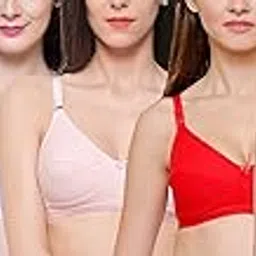 inkurv Cotton Hosiery Bra for Women’s Daily use, Full Coverage Bra for Regular wear, Non Padded, Non Wired Everyday Bra with Rich Micro Cotton-Combo of 5 Zoe |-picture-4