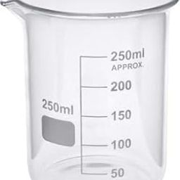 Labifie Borosilicate Glass Beaker 250 ml + Plastic beaker 100ml.-13