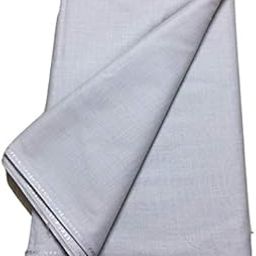 Men's Cotton Unstitched Plain Kurta Pyjama Fabric- 5 m (Ethnic,pathani suit,shirt,khadi,summer wear,formal,casual,Light Grey,Free Size)-31