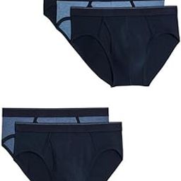Men's Cotton Blend High Rise Modern Regular Solid Brief (Pack of 5)-image-16