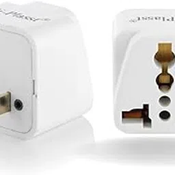 hi plasst pins n plugs Hi-Plasst (Pack of 1) US Travel Adapter - Type A Plug Adapter for USA, Canada, Mexico, Japan, Thailand, Philippines - India to USA Converter, 2 Pin Plug Adapter-picture-2