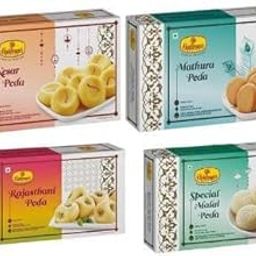 Haldiram's Nagpur Peda Combo Pack (Rajasthani Peda, Kesar Peda, Mathura Peda, Special Malai Peda) 250gm x 4, Milk-image-30