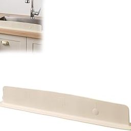 Sink Splash Guard, Sink Splash Guard in Kitchen, Silicone Sink Edge Protector Splash Guards, Kitchen Sink Countertop Protectors from Scratches, Stains, Splashes (Beige)-image-79