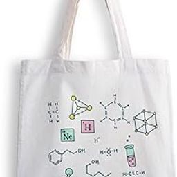 Canvas Tote Bags for Women, College Bag for Girls, Tote Bag for Shopping, Travel & Beach Bags for Women - Chemistry - D No - 045-image-74