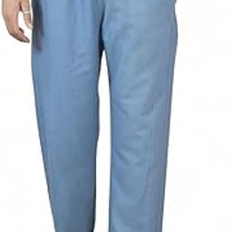 Men’s Formal Cotton Pants, Pure Cotton, Elastic Waist with Drawstring, Formal & Lounge Wear-picture-45