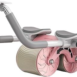 Enakshi Professional Ab Roller Wheel Fitness Equipment Home Gym Ab Machine Workout Pink | Abdominal Exercisers-image-10