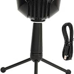 USB Microphone 360 Degree Rotation, Multiple Pickup Modes, Noise Cancellation, Simple Operation, Plug and Play Without Driver, for Recording, Gaming, Podcasting-9