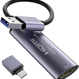 Video Capture Card, Stream and Record in YUY2 1080P 60FPS USB 3.0 HDMI to USB A/USB C, HDMI Capture Card for Nintendo Switch, PS5, PS4/Pro, Xbox Series X/S, Xbox One X/S, in OBS and More-17