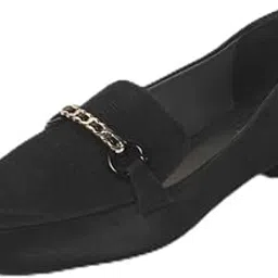 mochi Women's Fashionable Loafer with Buckle-picture-10