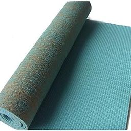 Rilekh non slip organic eco friendly Yoga Mat extra thick wide natural hemp jute (183 x 61 x 0.4 cm) Indoor and Skipping Fitness Fitness Thickened Exercises Mat Beginners Rope Yoga Mats Shaping(Color May Varry)-image-24