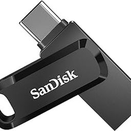 REES52 128GB Ultra Dual Drive Go USB Type-C Flash Drive, Black - SDDDC3-128G-G46-11