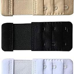 Bra Hook Extender-2 Hook - 3 Eye (with Extra Elastic) Save Your Bra Increase Band Length-Bra Extensions-Bra Extender Hook-Bra Hooks for Women-Bra Hook and Eye-Bra Hook Extender-18