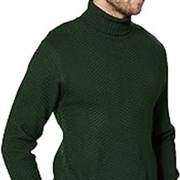 Men's Casual Acrylic High Neck Sweater-image-32