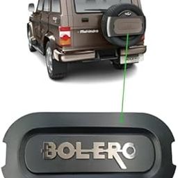 Generic Stepney Cover Middle Plate - Chrome Plated Letters Compatible fo Mahindra Bolero-picture-25