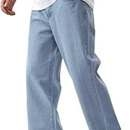 poshax Men Jeans || Men Jeans Pants || Denim Jeans || Baggy Jeans for Men (06-08)-picture-39
