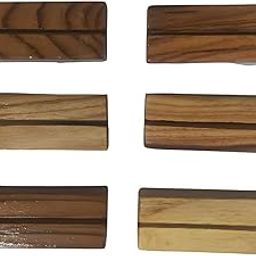 Dhav-Wood Place Card Holder Wooden Business Display |Teak Wood | Conference Name Stand | Tabled Number holders | Perfect For Home Parties Hotel Set of 6 Pic 3 Inch Length-image-42