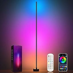 RAZZES Corner Lamp, Smart RGB LED Lamp with App and Remote Control, 16 Million Colours, 68+ Scenes, Music Sync, Timer Setting-image-49