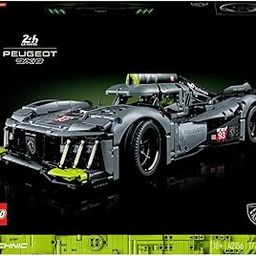 LEGO Technic Peugeot 9X8 24H Le Mans Hybrid Hypercar 42156 Building Kit (1,775 Pieces),Multicolor-23