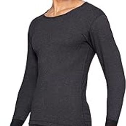 (Macho Ultima Men's Thermal Top | Round Neck & Full Sleeves | Ultra-Thin, Feather-Soft Fabric | Triple Insulated for Extra Warmth | Solid - (White)-10