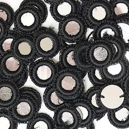 Embroiderymaterial Crochet Rings for Embroidery and Craft Purpose (Black, 100 Pieces, 18MM)-image-50