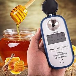 LABART Digital Refractometer for Sugar,Honey and High Brix value Content Brix 0-90% /R.I. /Temp-image-61