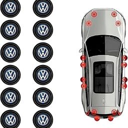 Kelenate® Set of 12 Shock Absorber Rubber Protective Pads – Car Door Accessories Compatible with Enhanced Virtus, Taigun, Tiguan, Id.4, Polo, Vento, Ameo, Jetta-image-8