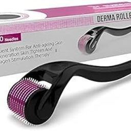 FILOPPS Derma roller For Hair And Beard Regrowth 540 Needles Micro-needle 0.5mm Titanium Alloy Needles Reduces Hair Fall & Stimulates Hair Follicles, Safe and Effective Easy to use | Skin Care Men and Women (0.5 mm)-image-61