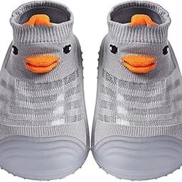 Baby Sock Shoes Baby Walking Shoes Infant Non-Slip Breathable Slippers with Soft Rubber Sole Baby Boys Girls Sneakers Duck Design-image-37