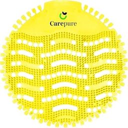 Carepure Urinal Screen Mat Deodorizer - Premium Long Bristle Anti-Splash & Anti-Clogging Lasting Odor Freshener Urinal Screen Pad Cake | Ideal for Bathrooms - Lemon Yellow (10 Pcs)-29