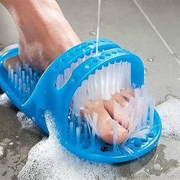 Xtore Foot cleaning shower slipper | FOOT cleaner | brush with suction cups | Pumice stone for pedicure- (1 Slipper)-image-3