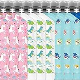 BUZIO Reusable Food Pouches, 12 Packs 5oz Toddlers Food Storage Pouch, Double Zipper Squeeze Pouches Freezer Safe for Kids DIY Homemade Organic Puree-image-43